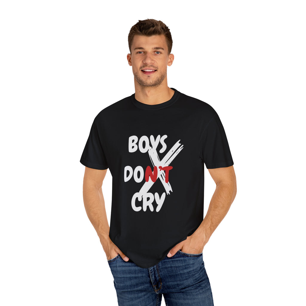 Boys Don't Cry Graphic T-Shirt — Edgy Retro Streetwear Tee