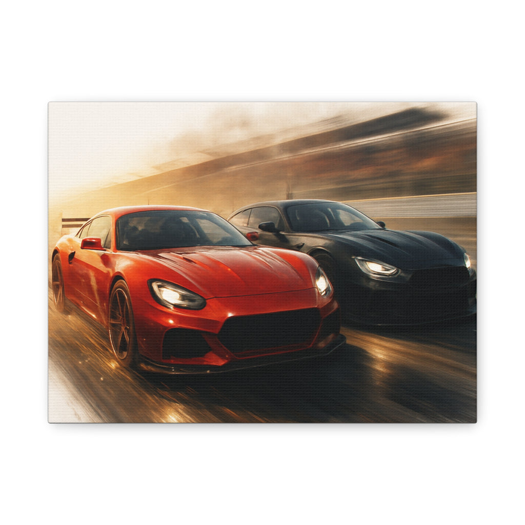 Racing Car Canvas Print, Wall Art, Car Enthusiast Decor