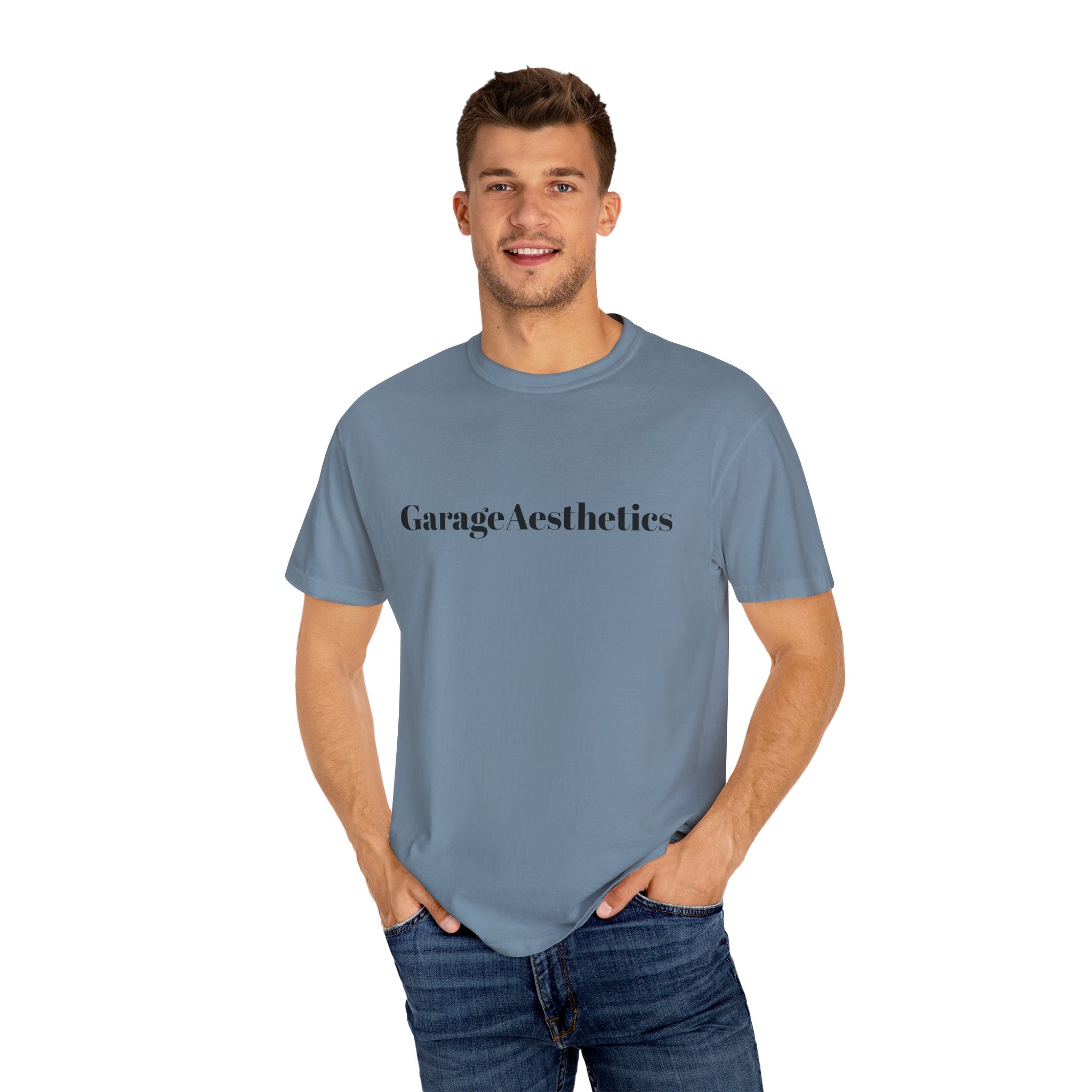 GarageAesthetics T-shirt - Unisex Garment-Dyed