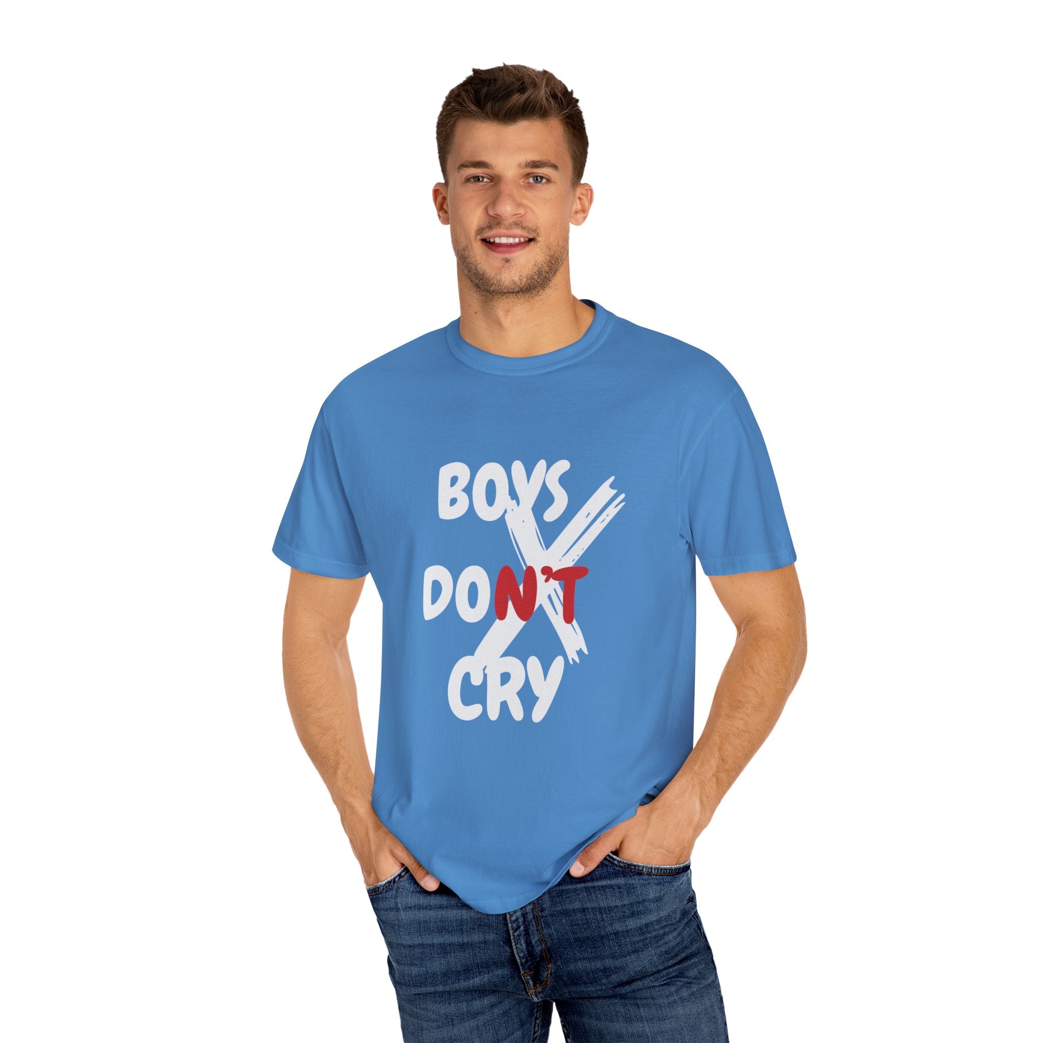 Boys Don't Cry Graphic T-Shirt — Edgy Retro Streetwear Tee