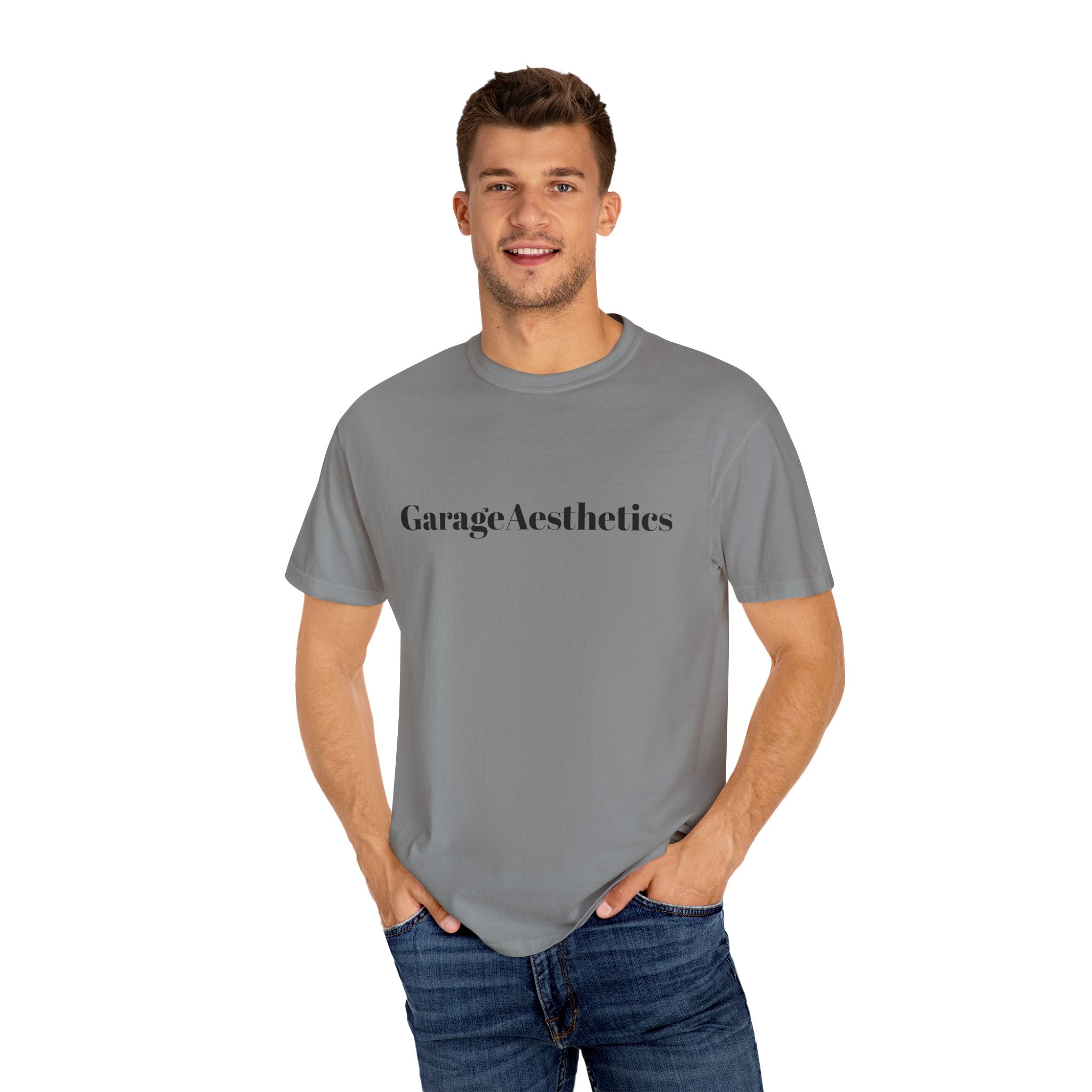 GarageAesthetics T-shirt - Unisex Garment-Dyed