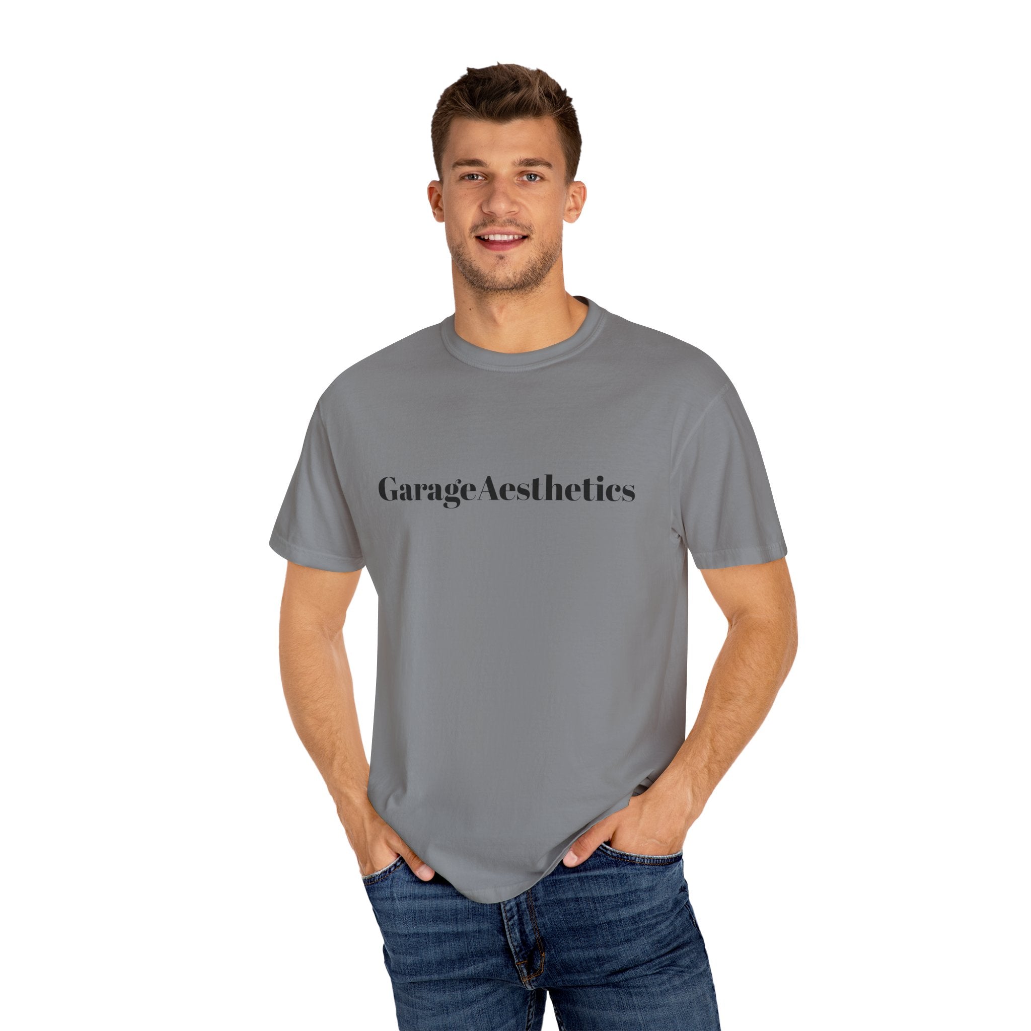 GarageAesthetics T-shirt - Unisex Garment-Dyed