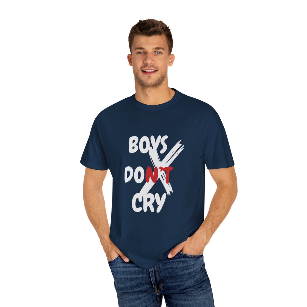 Boys Don't Cry Graphic T-Shirt — Edgy Retro Streetwear Tee
