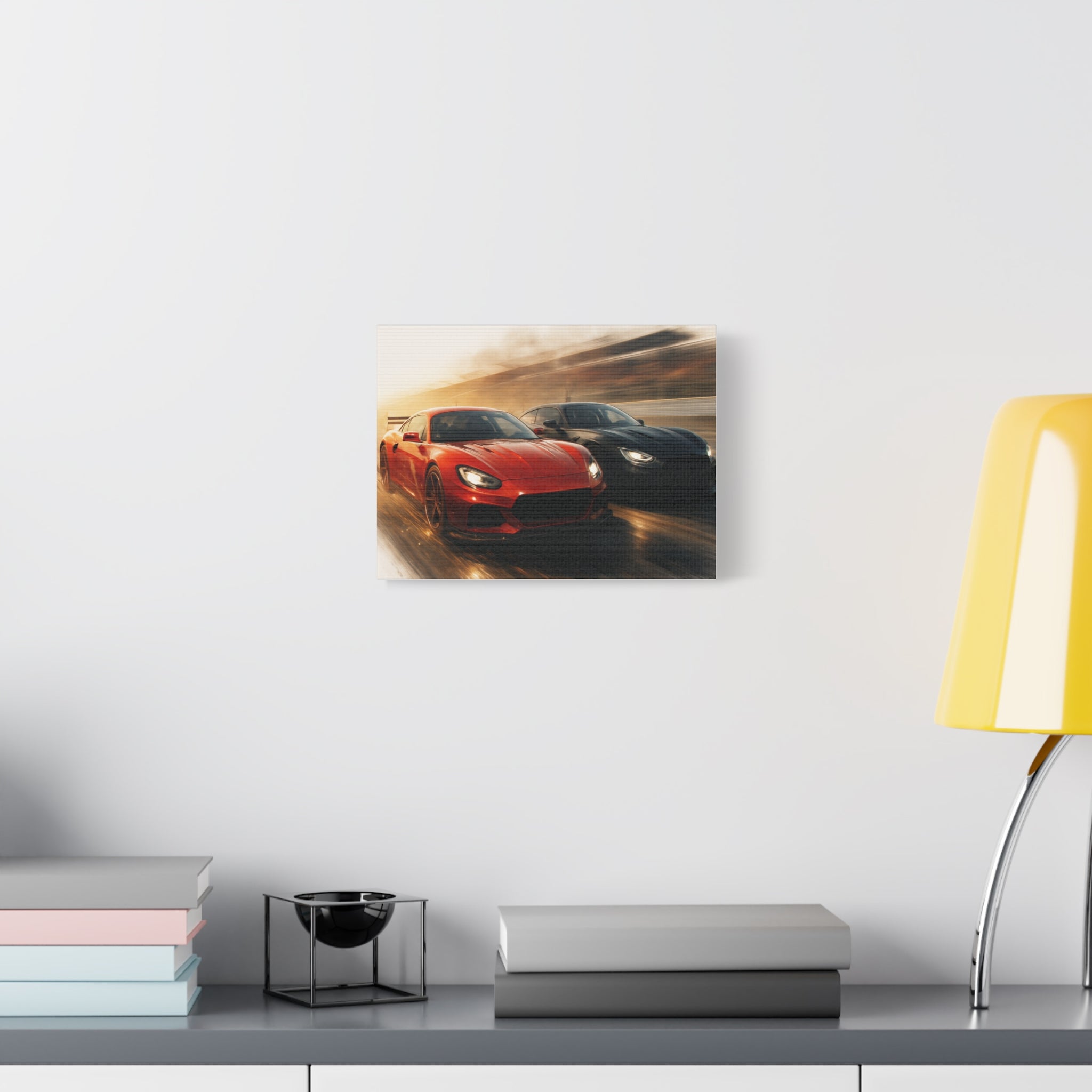 Racing Car Canvas Print, Wall Art, Car Enthusiast Decor
