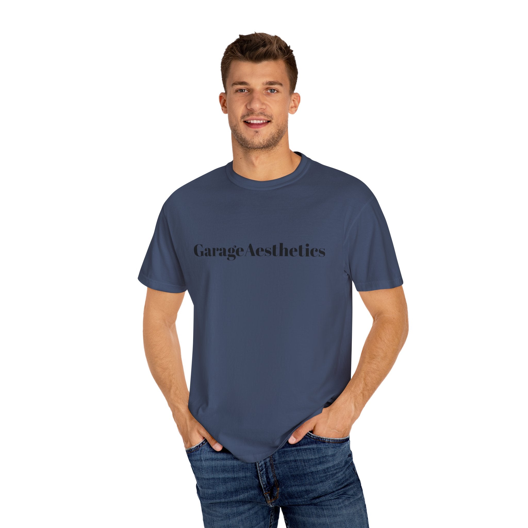 GarageAesthetics T-shirt - Unisex Garment-Dyed