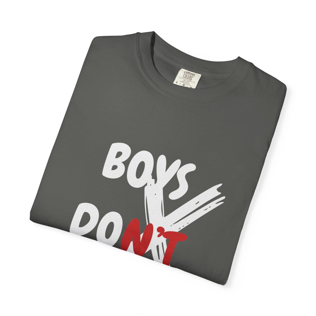 Boys Don't Cry Graphic T-Shirt — Edgy Retro Streetwear Tee
