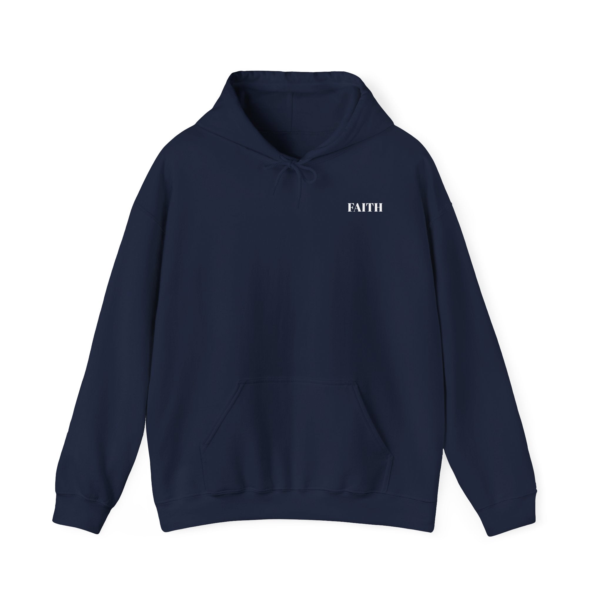 Faith Hoodie — 'Faith Over Fear' Graphic Hooded Sweatshirt