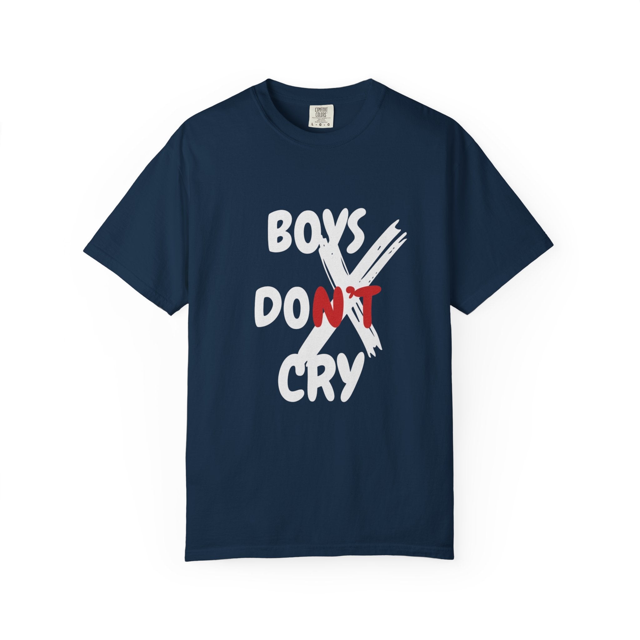 Boys Don't Cry Graphic T-Shirt — Edgy Retro Streetwear Tee