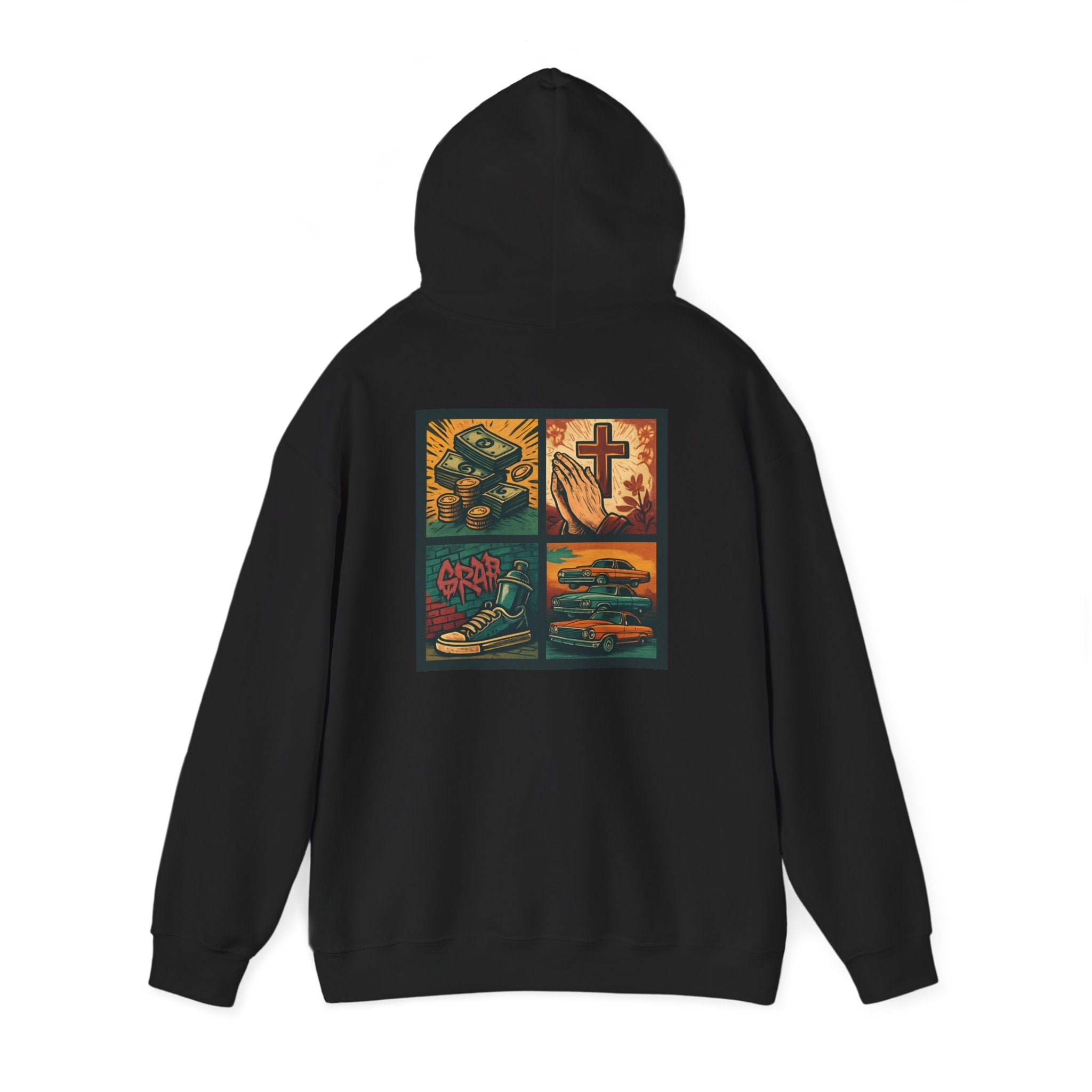 Faith Money Streets Cars Hoodie