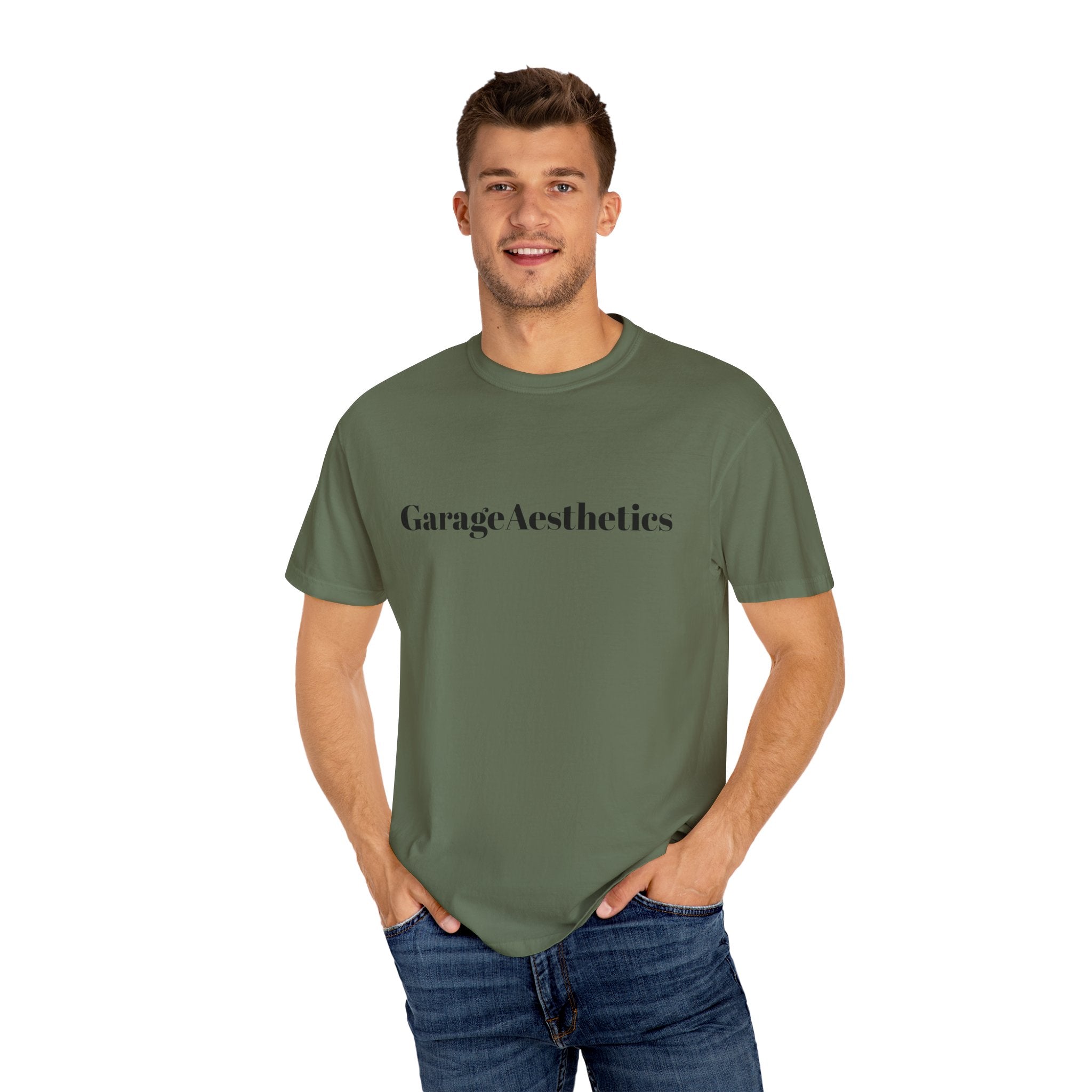 GarageAesthetics T-shirt - Unisex Garment-Dyed