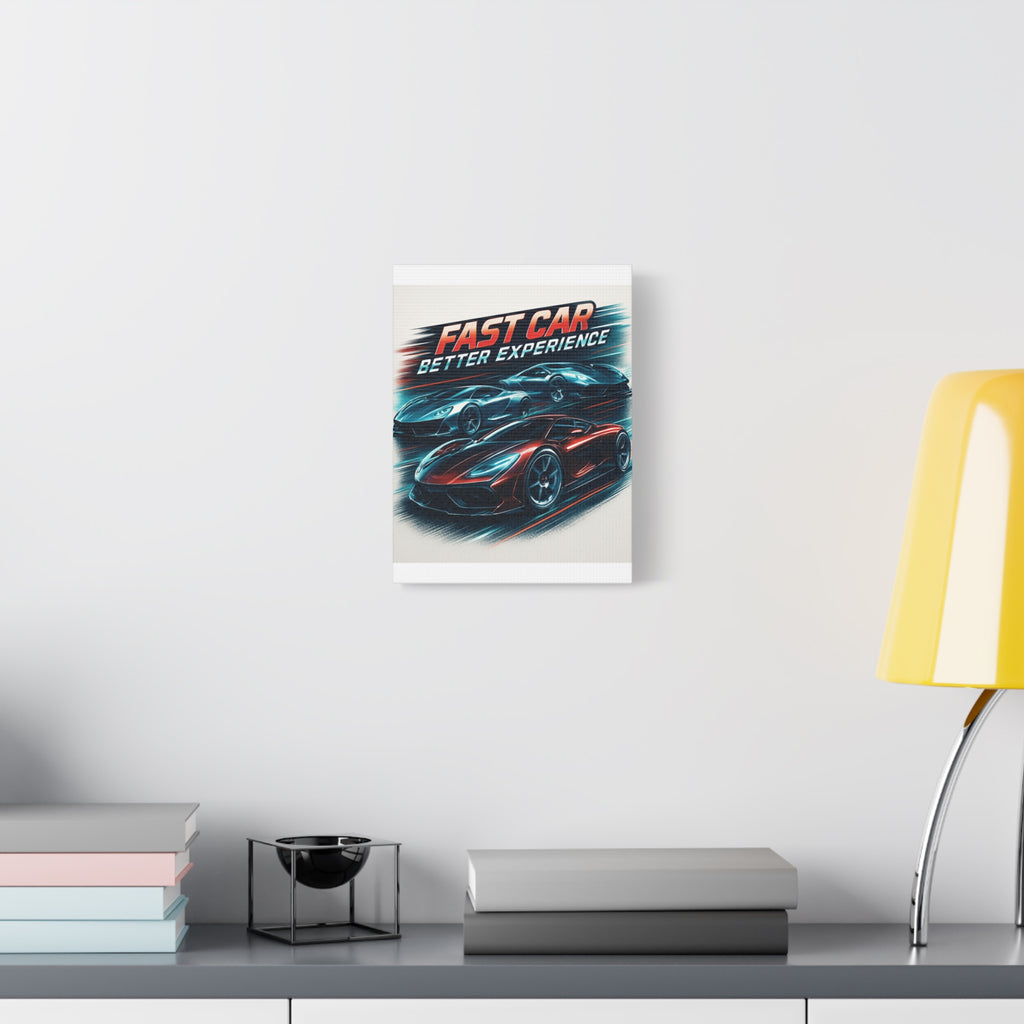 Fast Car Vibe Canvas Print –Racing Wall Art