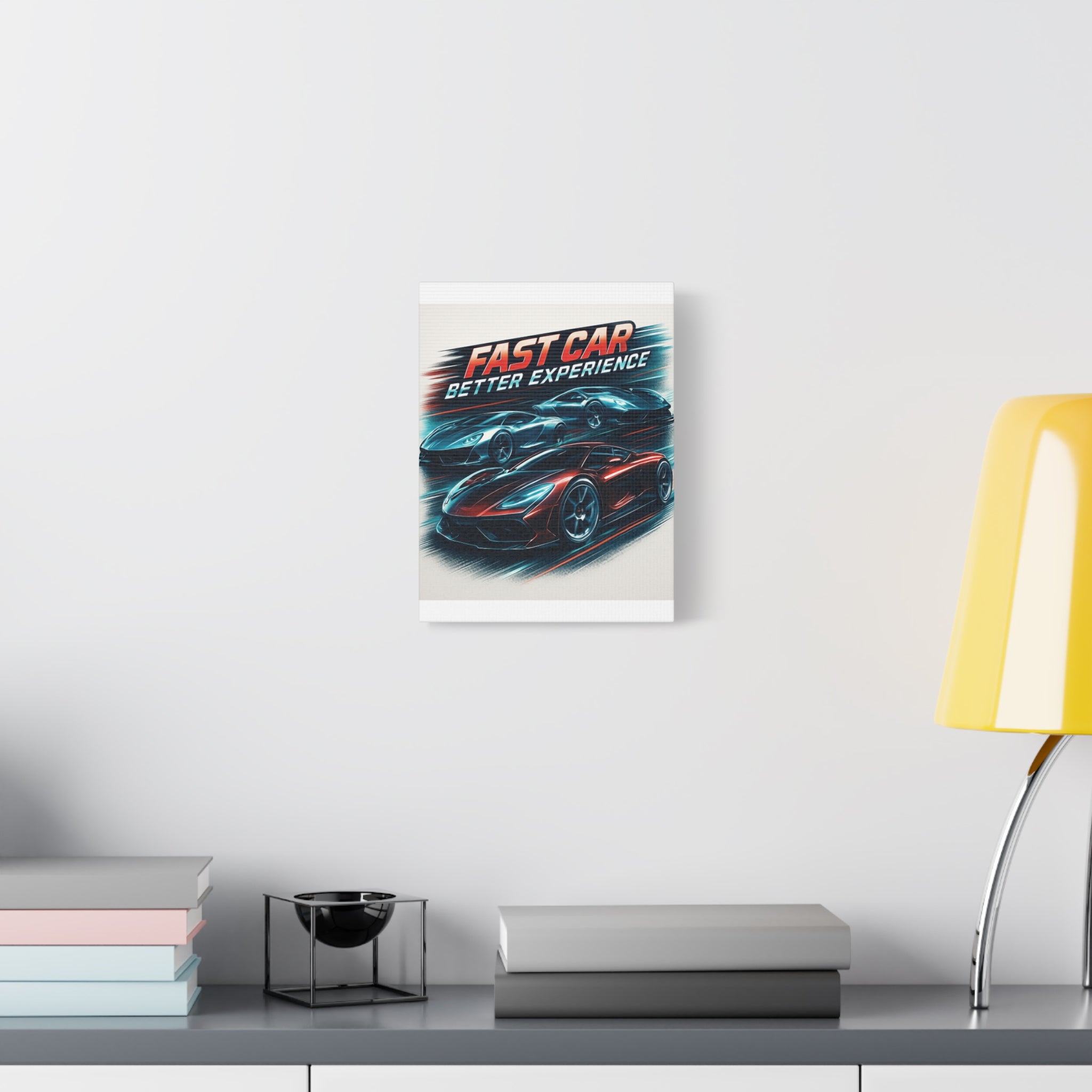 Fast Car Vibe Canvas Print –Racing Wall Art