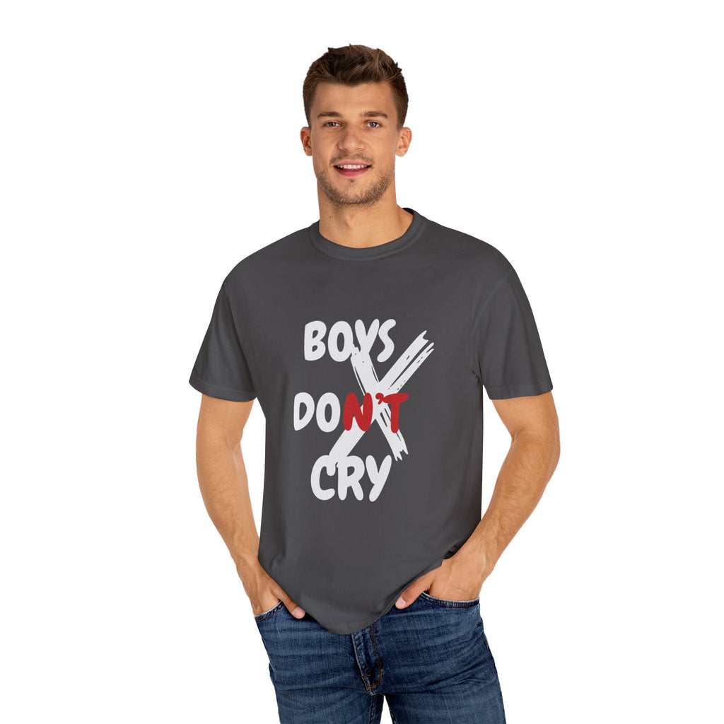 Boys Don't Cry Graphic T-Shirt — Edgy Retro Streetwear Tee