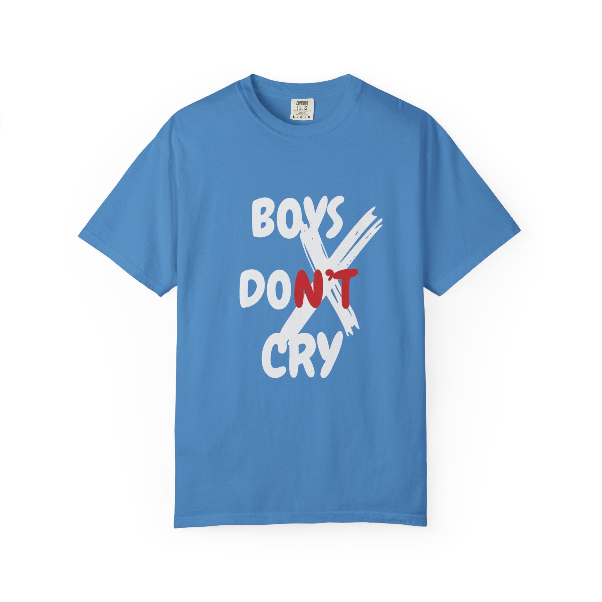 Boys Don't Cry Graphic T-Shirt — Edgy Retro Streetwear Tee