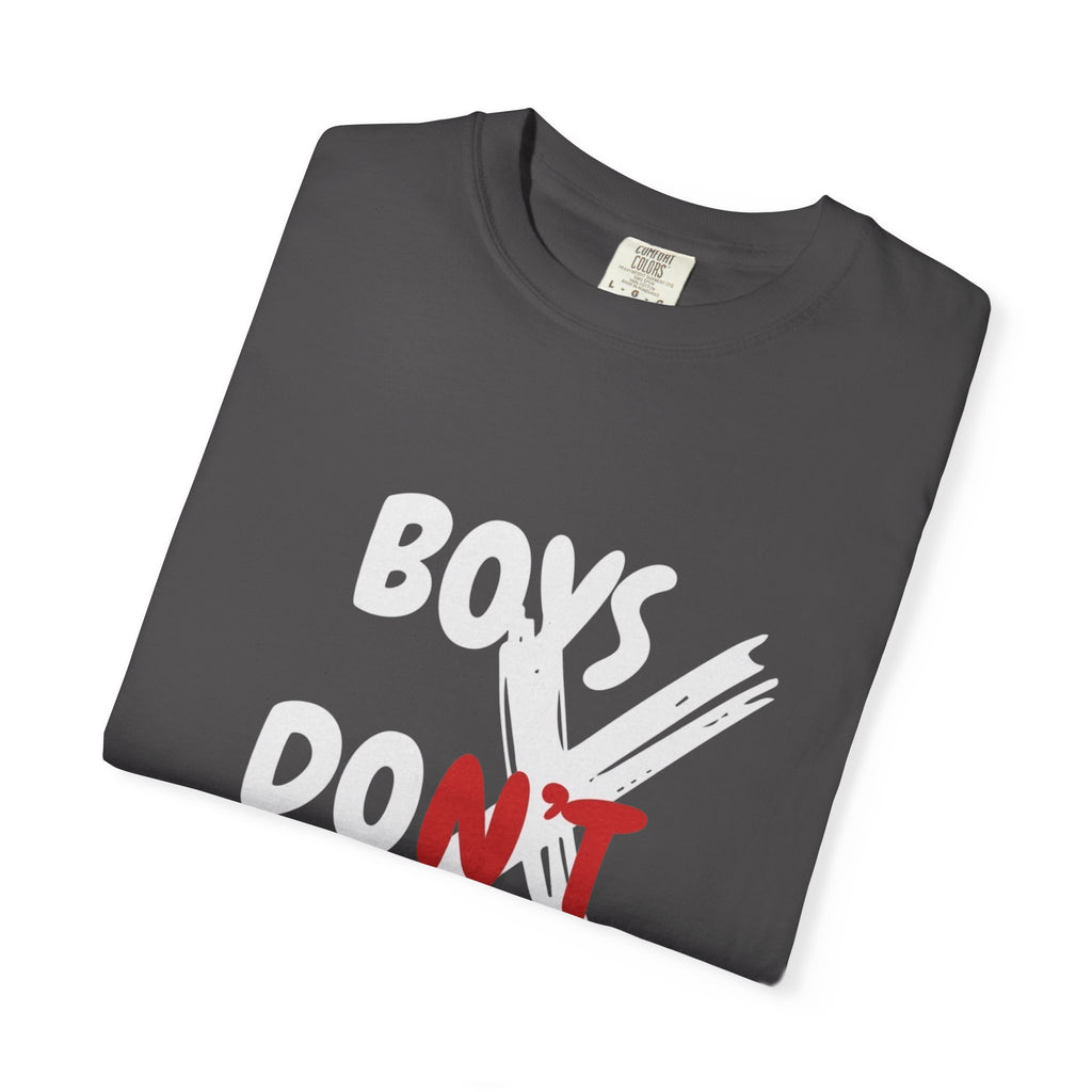 Boys Don't Cry Graphic T-Shirt — Edgy Retro Streetwear Tee