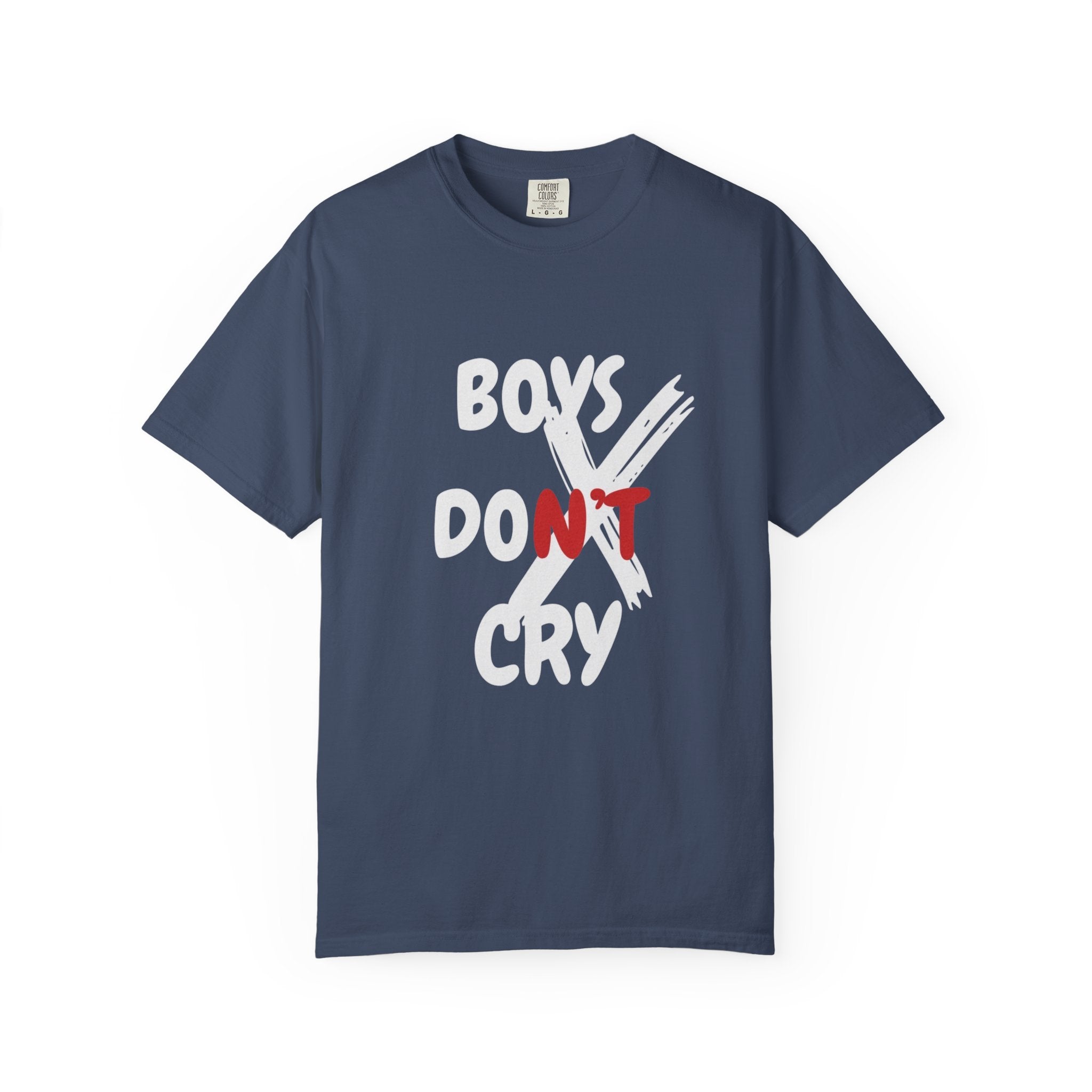 Boys Don't Cry Graphic T-Shirt — Edgy Retro Streetwear Tee