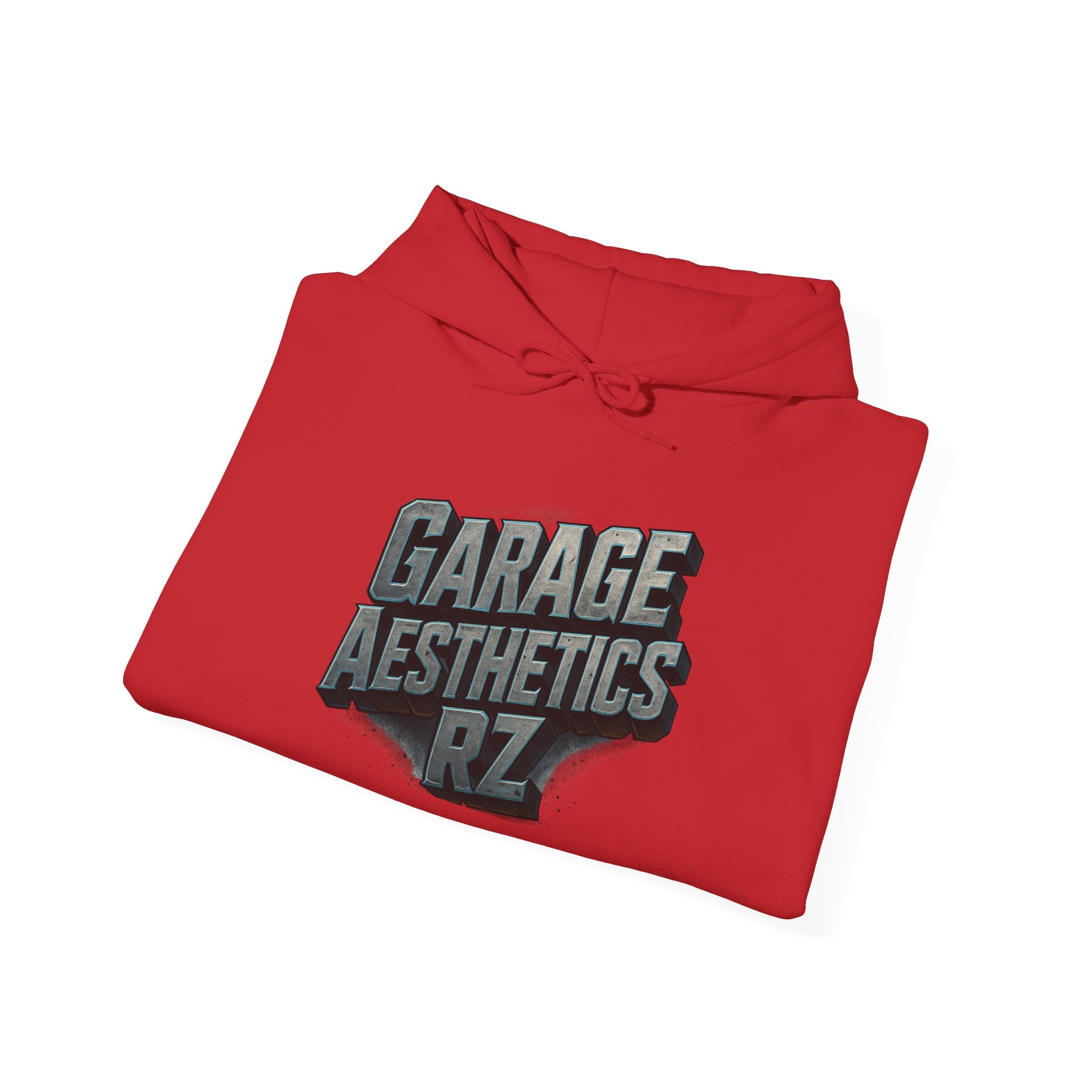 Garage Aesthetics RZ Hoodie — Vintage Mechanic Pullover for Car Enthusiasts