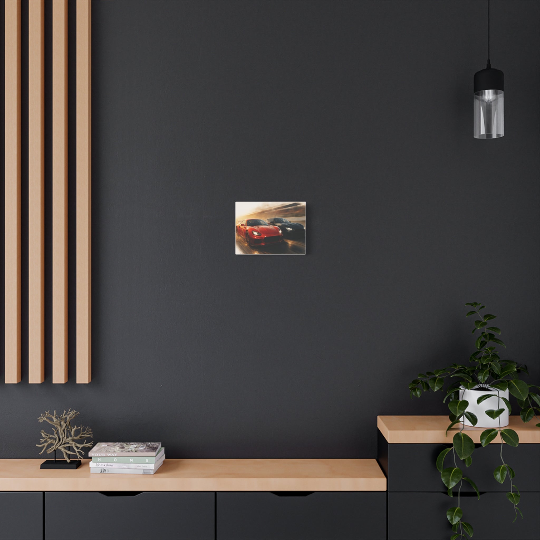 Racing Car Canvas Print, Wall Art, Car Enthusiast Decor